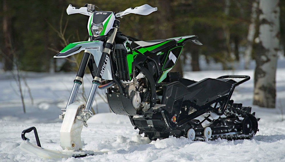Is Arctic Cat Breathing New Life Into Its SVX 450 Snowbike?